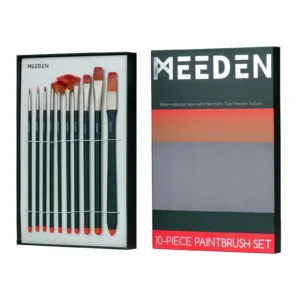 סט 10 מכחולים סינטטיים - MEEDEN