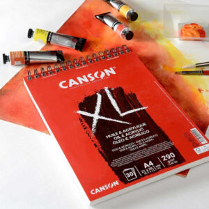 בלוק לצבעי שמן ואקריליק - Canson -  XL  Acrylique & Huile