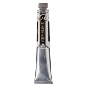 צבע שמן - 40 מ"ל -  Rembrandt - zinc-white-safflower-oil-104-סדרה-1