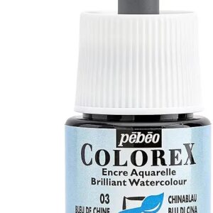 דיו צבעוני על בסיס מים - Colorex Ink - china-blue-03