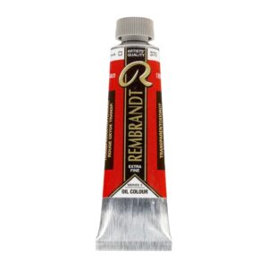 צבע שמן - 40 מ"ל -  Rembrandt - transp-ox-red-378-סדרה-3