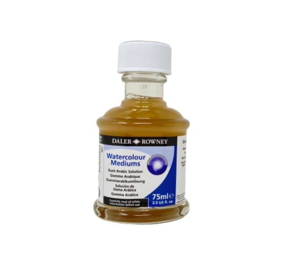 מדיום לצבעי מים  -Gum Arabic גאם ערביק - 75 מ"ל - Daler Rowney