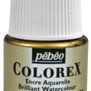 דיו צבעוני על בסיס מים - Colorex Ink - rich-gold-49