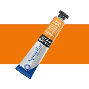 צבע מים בשפופרת - 8 מ"ל - Daler Rowney Aquafine - 619-cadmium-orange-hue