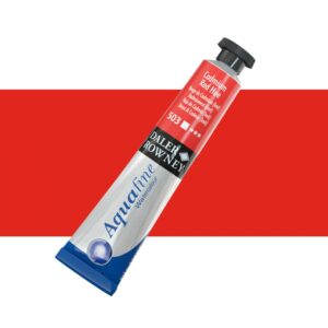 צבע מים בשפופרת - 8 מ"ל - Daler Rowney Aquafine - 503-cadmium-red-hue