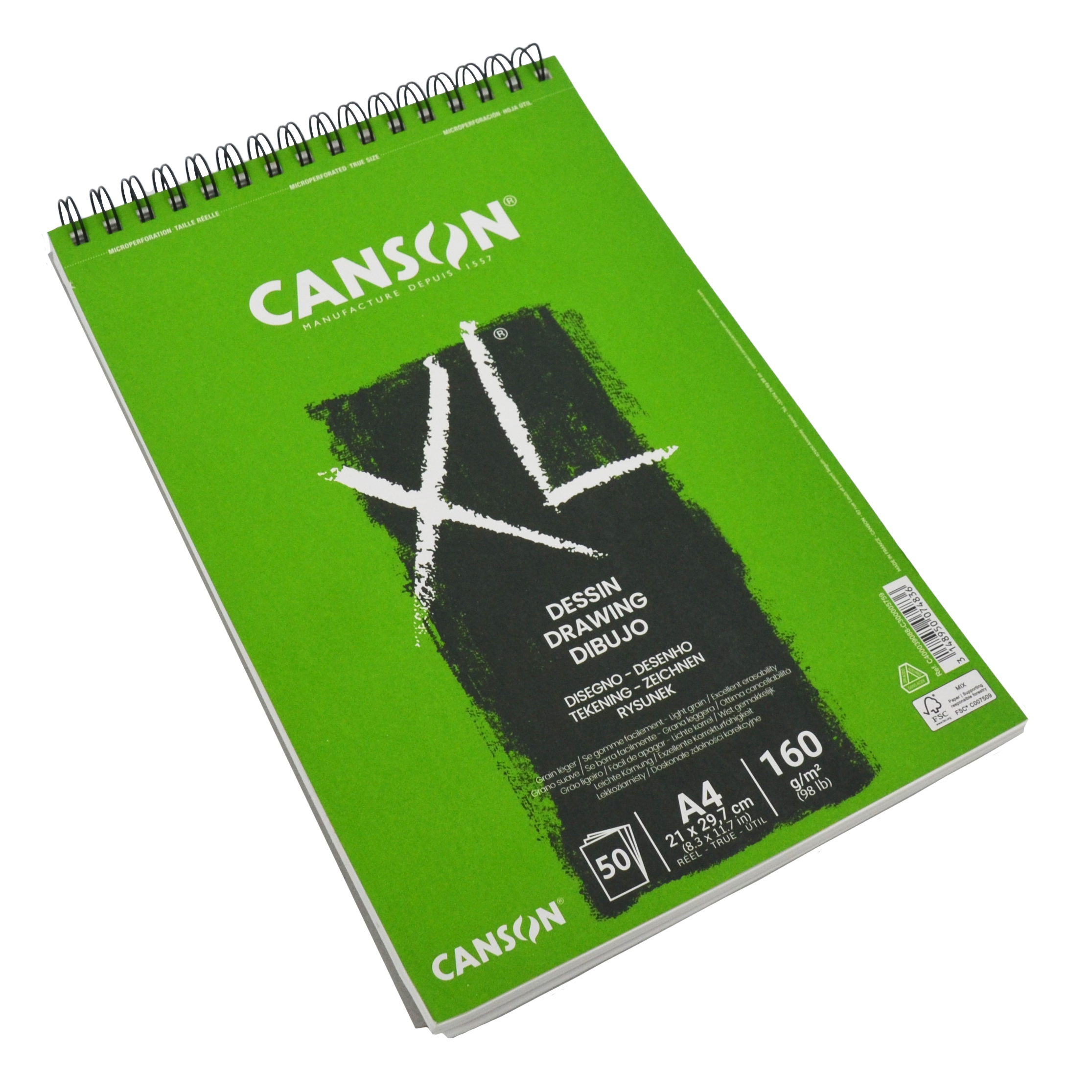 בלוק לציור ולרישום - Canson -  XL Drawing