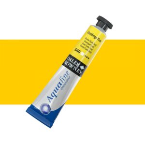 צבע מים בשפופרת - 8 מ"ל - Daler Rowney Aquafine - 640-gamboge-hue