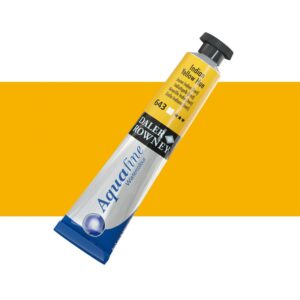 צבע מים בשפופרת - 8 מ"ל - Daler Rowney Aquafine - 643-indian-yellow-hue