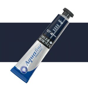 צבע מים בשפופרת - 8 מ"ל - Daler Rowney Aquafine - 127-indigo