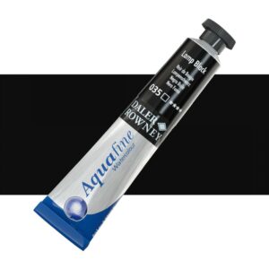 צבע מים בשפופרת - 8 מ"ל - Daler Rowney Aquafine - 035-lamp-black