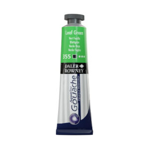 צבע גואש - 15 מ"ל - בשפופרת - Daler Rowney Aquafine - 355-leaf-green