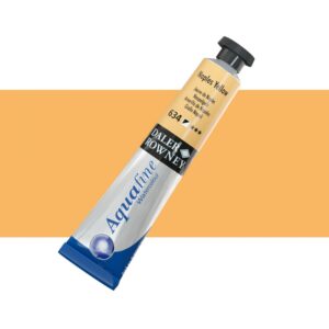 צבע מים בשפופרת - 8 מ"ל - Daler Rowney Aquafine - 634-naples-yellow