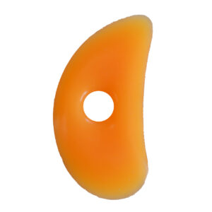 כליות סיליקון מקצועיות לפיסול עם חור במרכז - אָטֶלְיֶה - כתום