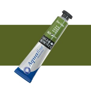 צבע מים בשפופרת - 8 מ"ל - Daler Rowney Aquafine - 363-olive-green