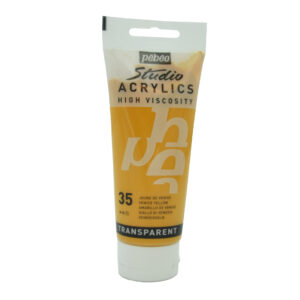 צבע אקריליק סטודיו - 100 מ"ל - Pebeo - venice-yellow-35