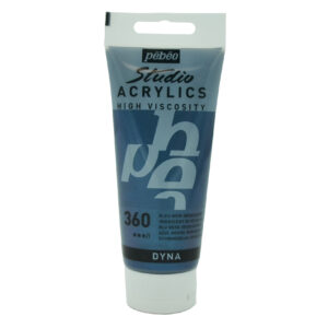 צבע אקריליק סטודיו - 100 מ"ל - Pebeo - iridescent-blue-black-360