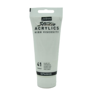 צבע אקריליק סטודיו - 100 מ"ל - Pebeo - vivid-white-41