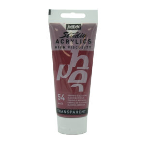 צבע אקריליק סטודיו - 100 מ"ל - Pebeo - alizarin-crimson-54