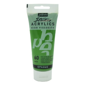 צבע אקריליק סטודיו - 100 מ"ל - Pebeo - chrome-green-hue-60