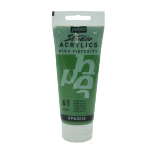 צבע אקריליק סטודיו - 100 מ"ל - Pebeo - green-earth-61