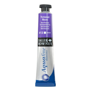 צבע מים בשפופרת - 8 מ"ל - Daler Rowney Aquafine - 413-permanent-mauve