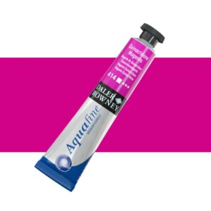 צבע מים בשפופרת - 8 מ"ל - Daler Rowney Aquafine - 414-quinacridone-magenta