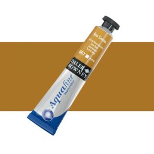 צבע מים בשפופרת - 8 מ"ל - Daler Rowney Aquafine - 667-raw-sienna