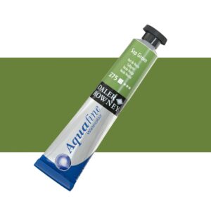 צבע מים בשפופרת - 8 מ"ל - Daler Rowney Aquafine - 375-sap-green