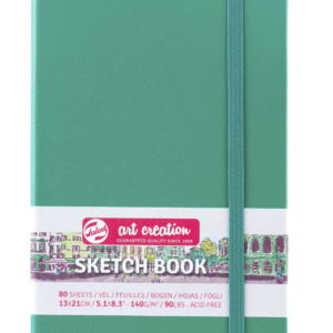 בלוק רישום - סקטצ'בוק - 13/21 ס"מ- Talens - ירוק