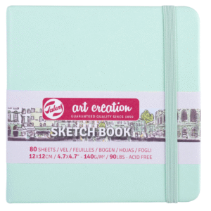 ספר רישום - סקטצ'בוק - 12/12 ס"מ -  Talens - מנטה