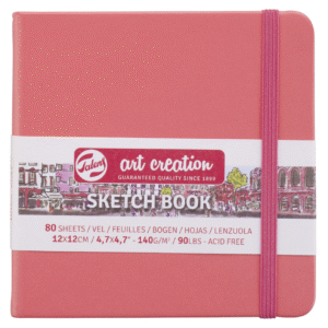 ספר רישום - סקטצ'בוק - 12/12 ס"מ -  Talens - אפרסק