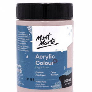 צבע אקריליק - 300 מ"ל - Mont Marte - yellow-pink-36