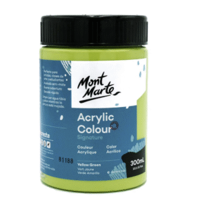 צבע אקריליק - 300 מ"ל - Mont Marte - yellow-green-46