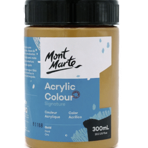 צבע אקריליק - 300 מ"ל - Mont Marte - gold-33