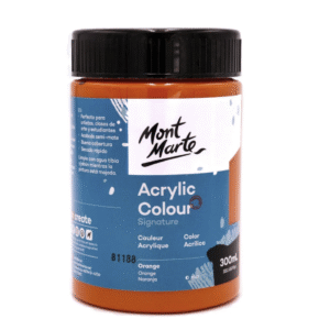 צבע אקריליק - 300 מ"ל - Mont Marte - orange-8