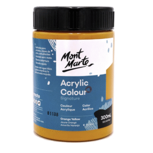 צבע אקריליק - 300 מ"ל - Mont Marte - orange-yellow-7