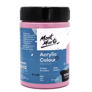 צבע אקריליק - 300 מ"ל - Mont Marte - pink-50