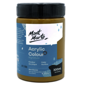 צבע אקריליק - 300 מ"ל - Mont Marte - raw-sienna-62