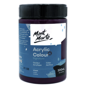 צבע אקריליק - 300 מ"ל - Mont Marte - violet-61