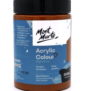 צבע אקריליק - 300 מ"ל - Mont Marte - burnt-sienna-14