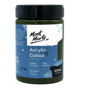 צבע אקריליק - 300 מ"ל - Mont Marte - olive-green-58