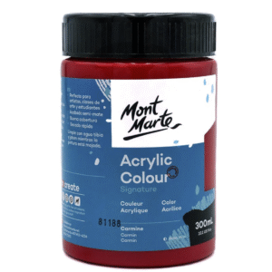 צבע אקריליק - 300 מ"ל - Mont Marte - carmine-55