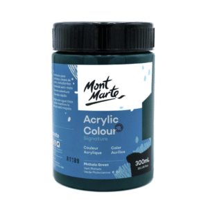 צבע אקריליק - 300 מ"ל - Mont Marte - phthalo-green-24