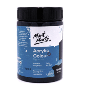 צבע אקריליק - 300 מ"ל - Mont Marte - paynes-grey-63