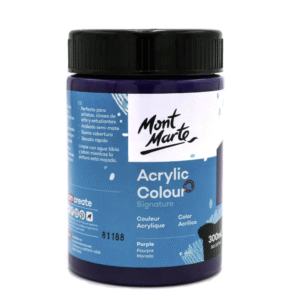 צבע אקריליק - 300 מ"ל - Mont Marte - purple-15