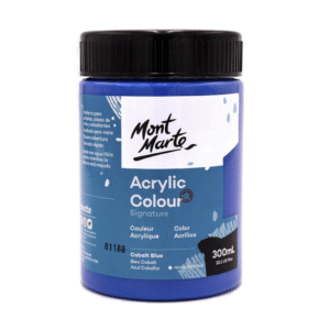צבע אקריליק - 300 מ"ל - Mont Marte - coblat-blue-18