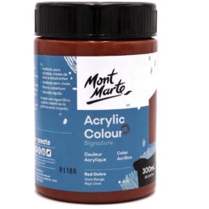 צבע אקריליק - 300 מ"ל - Mont Marte - red-ochre-56