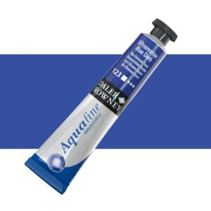 צבע מים בשפופרת - 8 מ"ל - Daler Rowney Aquafine - 123-ultramarine-blue-dark