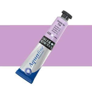 צבע מים בשפופרת - 8 מ"ל - Daler Rowney Aquafine - 420-ultramarine-pink