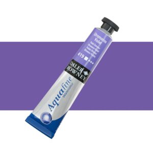 צבע מים בשפופרת - 8 מ"ל - Daler Rowney Aquafine - 419-ultramarine-violet